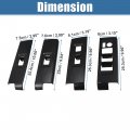 X Autohaux 1 Set Carbon Fiber Pattern Door Window Lift Switch Panel Cover Trim For Toyota Tundra 2022 2023
