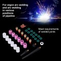 Welding Torch Accessory Kit Collar Alumina Nozzle Gas Lens Glass Cup Tig Parts 40 Pcs For Pta 9 9v Ptw 20
