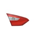 Ford Focus 2012 2013 2014 Tail Light Driver Side Inner Red And Clear Lens Plastic With Bulbs Sedan On Luggage Lid Replacement 