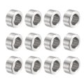 12pcs Stainless Steel Spacer 6 2mm Bore X 10mm Od 4mm Length Screw Bushing Plain Finish Round Metal For M6 Screws Bolts And 