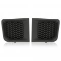 G-plus Bumper Cover Grille Compatible With 2015-2017 Jeep Renegade Black Front Lower Bezel Left And Right Side Pair