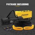 Bunker Indust 3 4ina 20ft Kinetic Recovery Rope With 2 Soft Shackles Kit Offroad Snatch Strap Towing For Utv Atv Truck Car Jeep