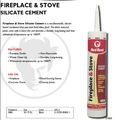 Red Devil 0466 Fireplace Stove Repair Paste Adhere Black 10 1-ounce 