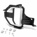 Auto Dynasty Gm1038278 Front Fog Light Bezel Compatible With Gmc Canyon Elevation 2021-2022 Driver Left Side Smooth Chrome