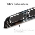 Led Third 3rd Brake Light For 2015-2017 Ford F150 Rear Cargo Lamp High Mount Stop Chrome Housing Smoke Lens