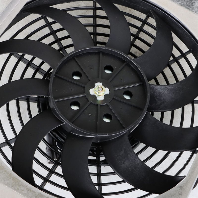 Radiator Cooling Fan Assembly Replacement For Yamaha Viking 700 Yxm700 2014-2019 1xd-e2405-00-00