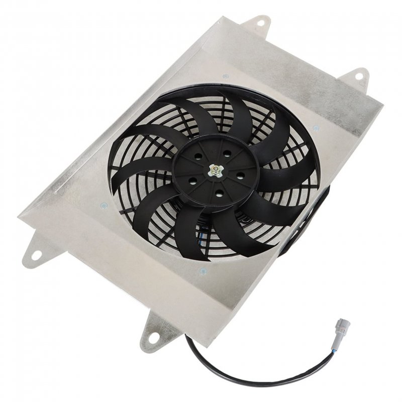Radiator Cooling Fan Assembly Replacement For Yamaha Viking 700 Yxm700 2014-2019 1xd-e2405-00-00