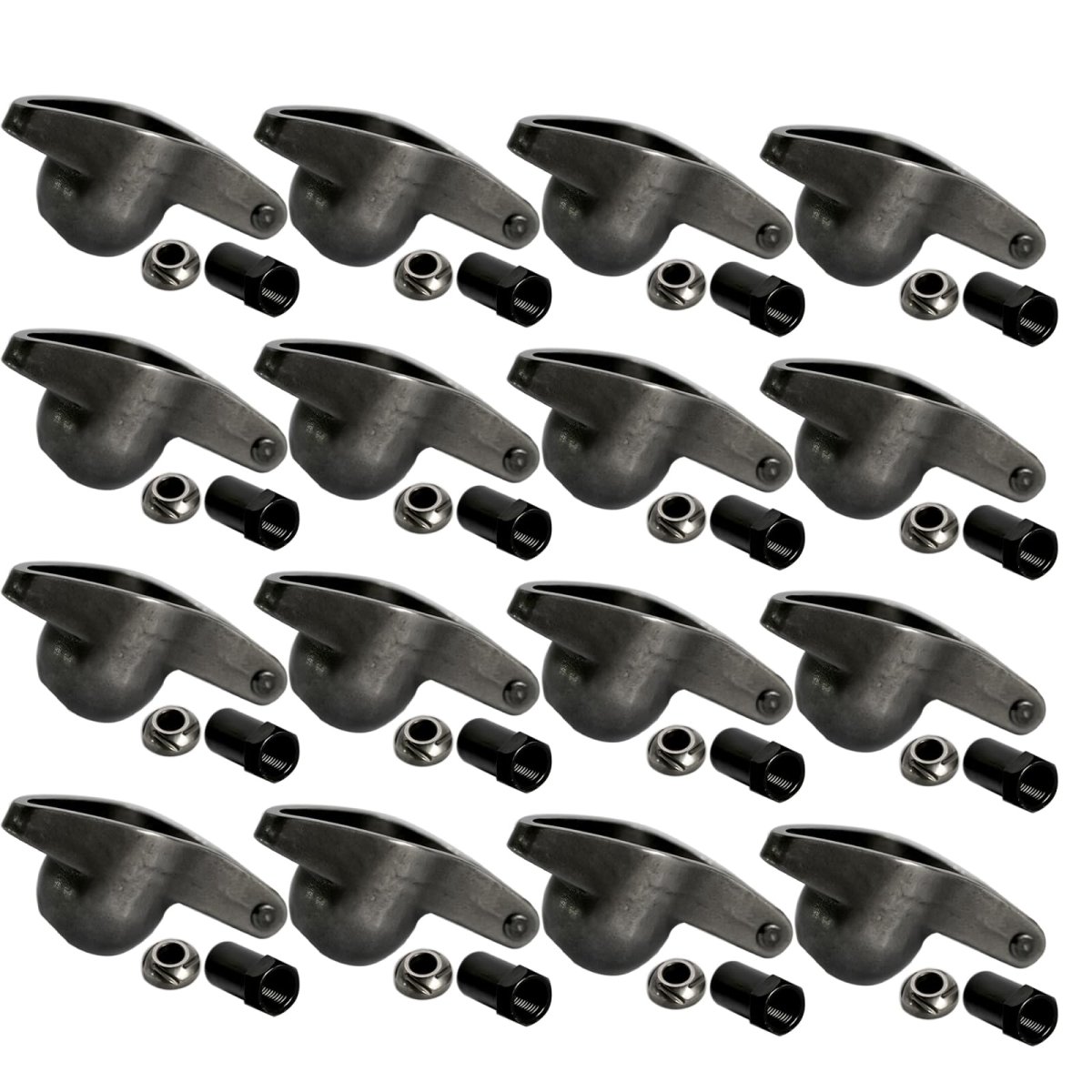 16x Steel Roller Tip Rocker Arms Set Replacement For Chevy Bbc 454 Engine 1 7 Ratio 16