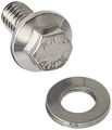 4007506 Hex Style Valve Cover Bolts Polished Stainless Steel 14 Pack For Select Stamped Covers 1 4-20 Size With 515 In Under 