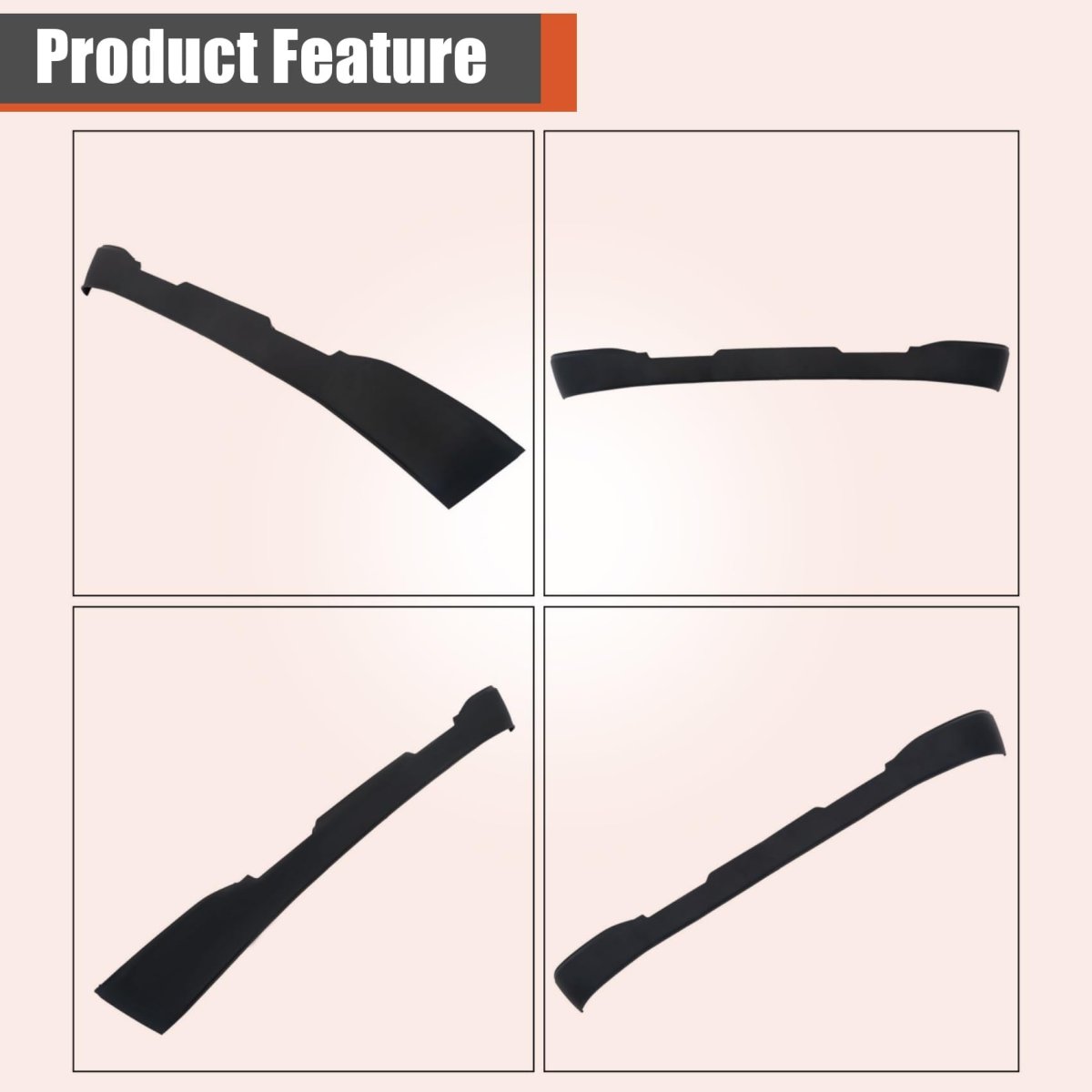 Textured Black Plastic Front Bumper Lower Air Deflector For Colorado 2015 2020 And Canyon Without Tow Hook Hole Gm1090346