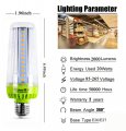 Edearkar Led Corn Light Bulb 2000lm Daylight White 6500k 20w 200w Equivalent E26 E27 Bulbs Non-dimmable For Outdoor Indoor