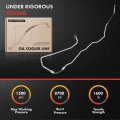 A-premium Automatic Transmission Oil Cooler Line Hose Assembly Compatible With Chevrolet Silverado 1500 2007-2013 Gmc Sierra