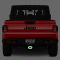 Ipick Image Made For Jeep Grill 3d Logo Glow In The Dark Luminescent Oval Billet Aluminum 2 Inch Tow Hitch Cover