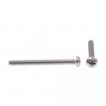 Prime-line Machine Screw Round Head Slotted Phillips Combo 6-32 X 1-1 2 In Grade 18-8 Stainless Steel Pack Of 100