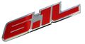 6 1l Liter Red Polished Silver Hemi Engine Real Aluminum Emblem Badge For Dodge Charger Challenger Magnum Jeep Grand Cherokee