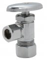 Angle Supply Valve 5 8 Od Compression Inlet X 7 16 Outlet- By Plumbusa 