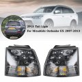 Topteng 2pcs Tail Light Taillight Fit For Mitsubishi Outlander Ex 2007-2013