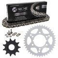 Niche Drive Sprocket Chain Combo For Polaris Xplorer 300 4x4 Front 11 Rear 40 Tooth 520v O-ring 70 Links