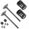 Caltric 2x Exhaust Valve Kit Compatible With Yamaha 5vk-12121-00-00 1s3-12113-00-00 5h0-12119-00-00