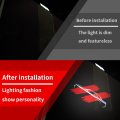 2pcs Door Lights Logo Compatible For Challenger 2013-present Led Ghost Shadow Welcome Puddle Projection Light Lamps Accessories