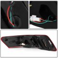 Ocpty Tail Light Assembly Pair Replacement For Toyota Camry 2007-2009 Black Housing Red Lens Driver Passenger Side