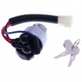 Solarhome Tc020-31820 Tc020-31822 Ignition Starter Switch With 3 Position 4 Connection Termials 2 Keys For Kubota Tractor 13750