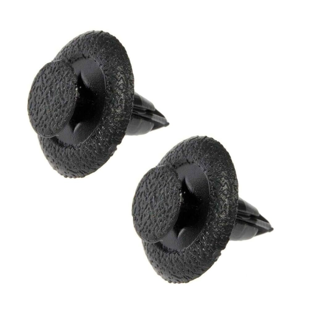 Panel Retainers For Ford Fusion 2006 2012 Black Nylon Push Rivets Fastener 0 724 In Head Diameter 6e5z7850980 Aaa 2 Pack
