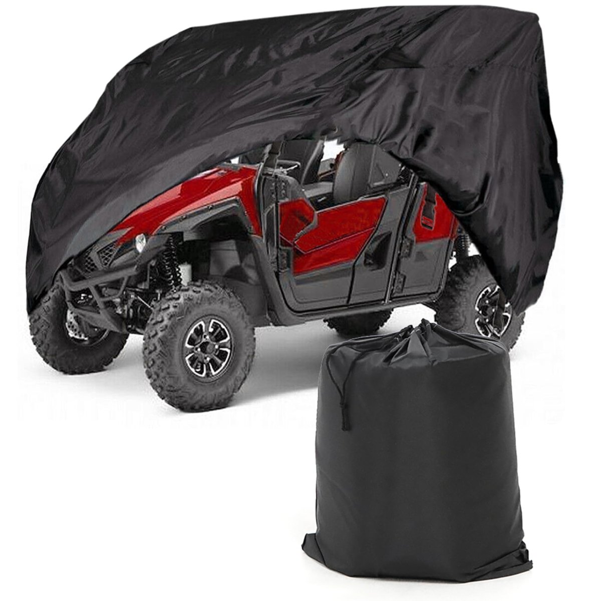 Waterproof Utility Vehicle Storage Cover For Yamaha Wolverine X4 2018 2019 2020 Black Sxs Cloth Replacement