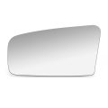 Factory Style Flat Side View Mirror Glass Lens Compatible With Mazda Protege 1990-1994 Driver Left Silver Reflective