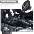 Engine Thermostat 19301-paa-306 19301-plc-315 For 2010-2014 Honda Insight