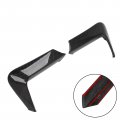 Ocpty 2pcs Glossy Black Rear Bumper Lower Corner Vent Valance Lip Covers Compatible With 0 2015-2018 For Bmw M3
