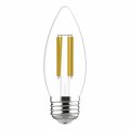 Ge Ultra Bright Led Light Bulbs 100 Watt Equivalent Soft White Clear B12 3 Pack 