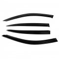 Gxywady Replacement For 2014 2015 2016 2017 2018 2019 Infiniti Q50 Jdm Wavy Mugen Style 4 Pcs Tinted Window Visor Guard Vent