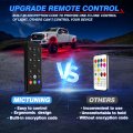 Mictuning Upgrade X2 Rgb Led Rock Lights Kits 8 Pods Multicolor Neon Light Waterproof Underglow Lighting Kit With Bluetooth App