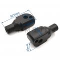 Httmt Black Footpeg Adapter Compatible With Passenger 2018-later Softail Fat Boy Flfb Bob Fxfb