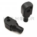 Httmt Black Footpeg Adapter Compatible With Passenger 2018-later Softail Fat Boy Flfb Bob Fxfb