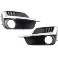 Set Of 2 Fog Light Trim Front Left Right Primed Plastic For Subaru Impreza 2015 2016 Replace 57731fj300 57731fj310 