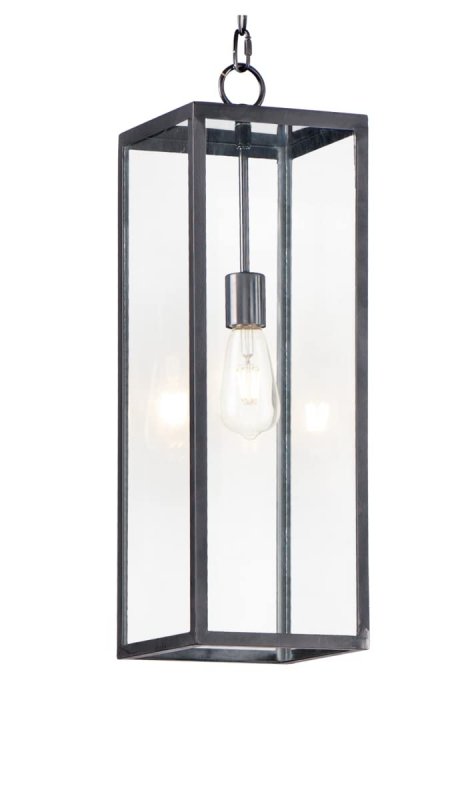 7 In Catalina 1 Light Dark Bronze Outdoor Hanging Lantern