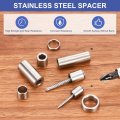 8pcs 304 Stainless Steel Spacer 6mm Id X Mm Od 9mm Length 24 0 39 0 35 Inch Screw Standoff Bushing Plain Finish Unthreaded