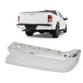 Rear Bumper End Cap For 2021-2023d F-150 Replacement For Fo1102401 Ml3z17906ha Protector Cover Right Steel Chrome Silvery 
