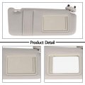 Ocpty Right Passenger Side Beige Sun Visor With Sunroof Fit For 2006 2007 2008 2009 2010 2011 Toyota Camry 74310-06750-e0