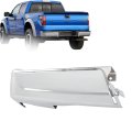 Rear Bumper End Left Side Face Bar Chrome Replacement For F150 2021-2023 Without Auto Park Sensors Hole Assist 