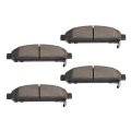Front D1401 Ceramic 4pcs W Hardware Disc Brake Pad Set 