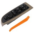 15883323 Front Driver Side Door Lock And Power Window Switch Tan Bezel Assembly For Suburban 1500 2500 2003-2006 Replace Part 