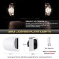 Vipmotoz Chrome Bezel License Plate Light Tag Lamp Housing Assembly For Chevy Silverado Gmc Sierra 1500 2500hd 3500hd Avalanche