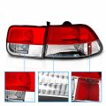 Amerilite Replacement Taillights Red Crystal For Honda Civic 2 Door Coupe- Passenger And Driver Side