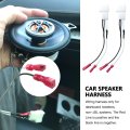 2x Car Front Dash Tweeter Speaker Wiring Harness For 2009-2019 Toyota Corolla