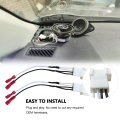 2x Car Front Dash Tweeter Speaker Wiring Harness For 2009-2019 Toyota Corolla