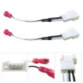 2x Car Front Dash Tweeter Speaker Wiring Harness For 2009-2019 Toyota Corolla
