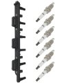 Ignition Coils 1998-2003 For Dodge Dakota 3 9l V6 1998-2002 Jeep Wrangler 2 5l L4 Uf296 1 With 6 Iridium Spark Plugs 